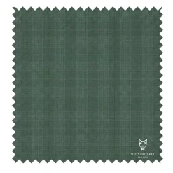 Alexander Collection - Regular Fit Forest Green Glen Plaid Double Breasted 2-Piece Suit