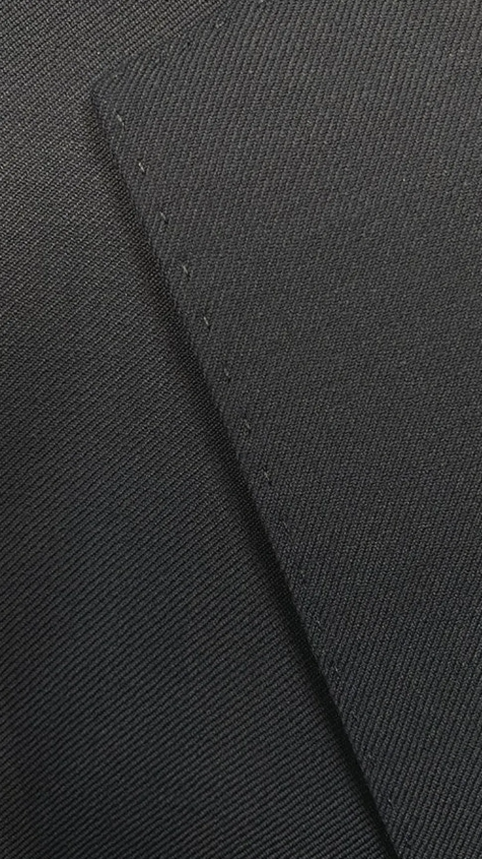 Bevagna Collection - Black 100% Virgin Wool Regular Fit Pick Stitched 2 Piece Suit