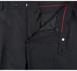 Bevagna Collection - Charcoal 100% Virgin Wool Regular Fit Pick Stitched 2 Piece Suit