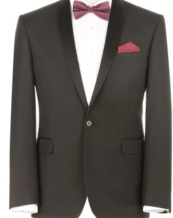 Black 2 Piece Tuxedo Shawl Lapel Slim Fit