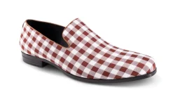 (11) Brick Checkered Printed Loafer