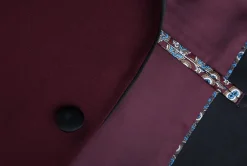 Burgundy 2 Piece Tuxedo Shawl Lapel Slim Fit