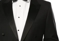 Classic Full Dress Tuxedo Tails 2 Piece Regular Fit In Black