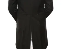 Classic Full Dress Tuxedo Tails 2 Piece Regular Fit In Black