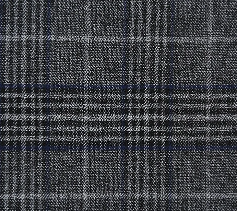 Classic Regular Fit Blazer Windowpane Pattern in Gray