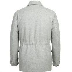 English Laundry Gray Slim Fit Wool Blend Short Coat