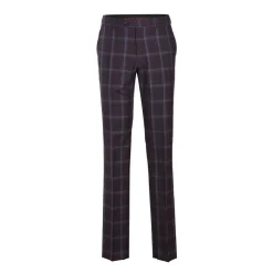 English Laundry 2-Piece Purple Window Pane Check Slim Fit Suit Wool Blend