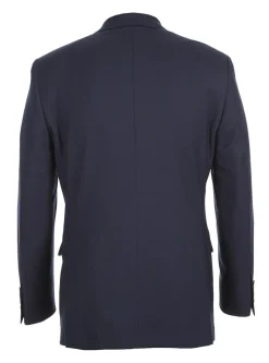 Half Canvas Stretch Wool Dress Suit Regular Fit 2 Piece in Navy