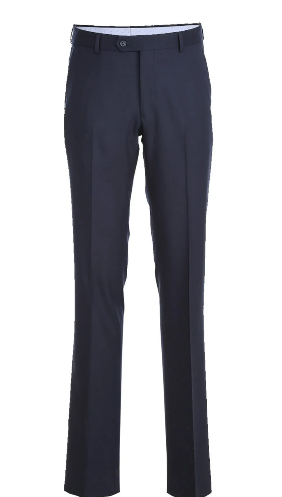 Half Canvas Stretch Wool Dress Suit Modern Fit 2 Piece in Navy