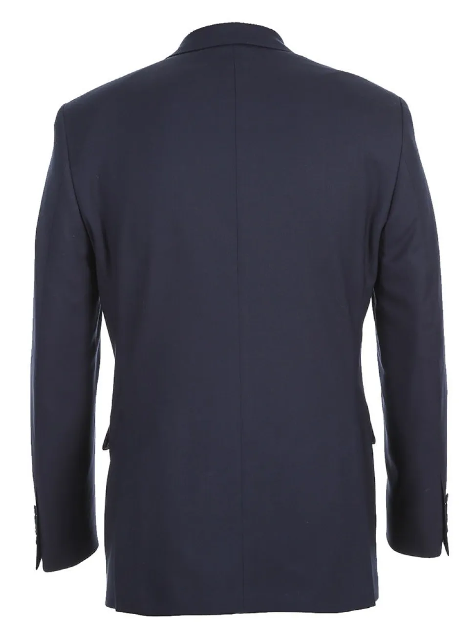 Half Canvas Stretch Wool Dress Suit Modern Fit 2 Piece in Navy