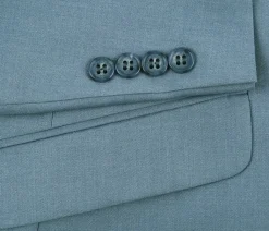 Light Blue 2 Piece Suit Notch Lapel Slim Fit