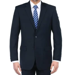 (Limited Sizes) 2 Piece Suit 2 Buttons Regular Fit In Dark Navy