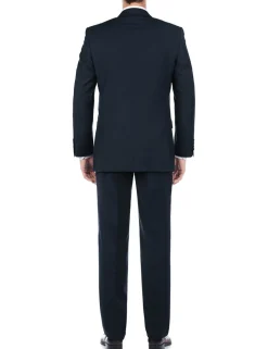 (Limited Sizes) 2 Piece Suit 2 Buttons Regular Fit In Dark Navy