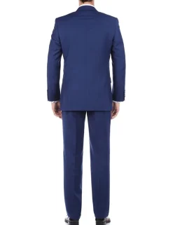 (38L) Regular Fit 2 Piece Blue Suit