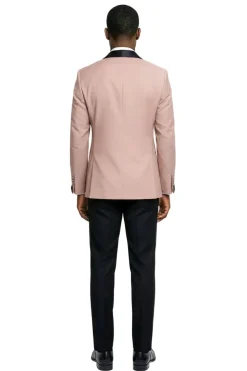 Mauve Slim Fit 2-Piece Double Breasted Shawl Lapel Tuxedo