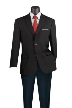 Men's Black Regular Fit Everyday Blazer