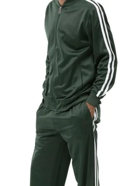 Men's Casual Jogging Set 2 Piece in Hunter Green