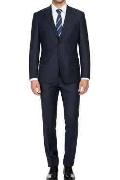 Men's Regular Fit Formal 2-Piece Suit - Blue