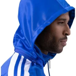 Men's Track Suit with Detachable Hood in Royal Blue