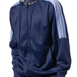 Men's Track Suit with Hood in Navy