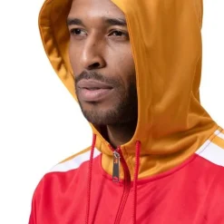 Men's Track Suit with Hood in Red