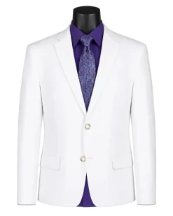 Men's White Regular Fit Everyday Blazer