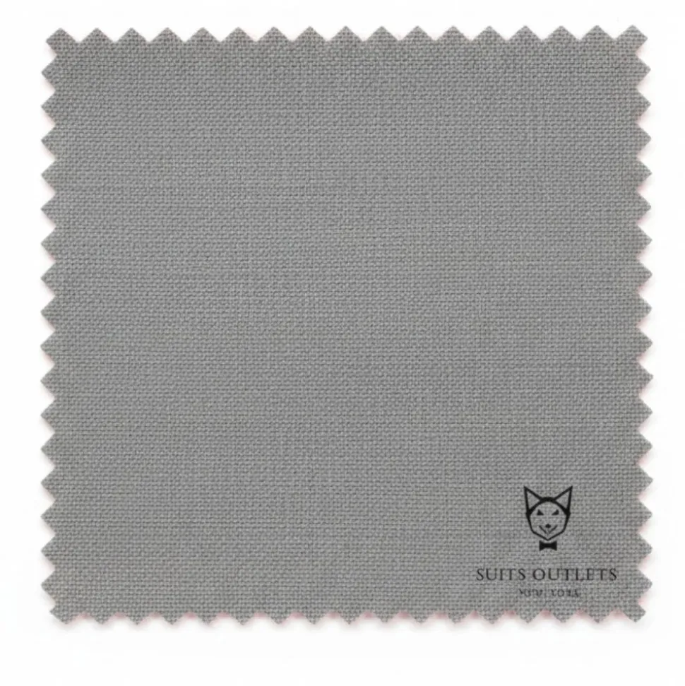 Monte Carlo Collection - Regular Fit 2 Piece 2 Button Textured Weave In Gray