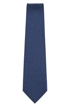 Navy Micro Dot Pattern Tie