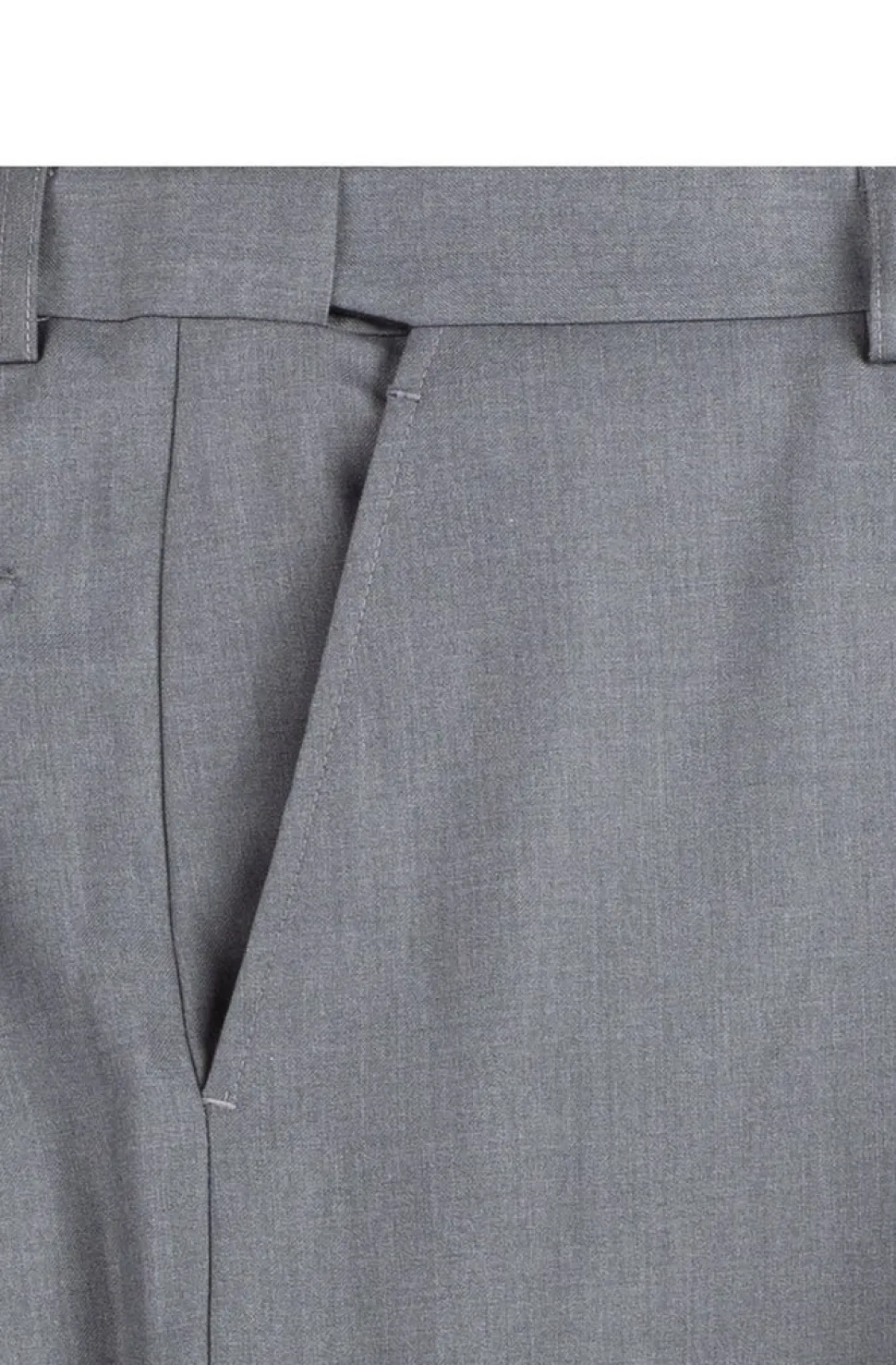 Nola Collection - Medium Gray Regular Fit 2 Piece Suit With Adjustable Waistband Pants