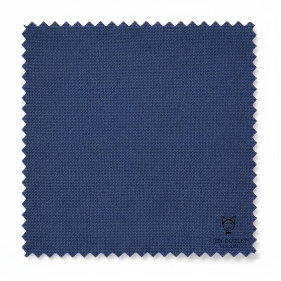 Nola Collection - Twilight Blue Regular Fit 2 Piece Suit With Adjustable Waistband Pants