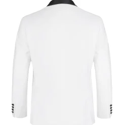 Off-White 2 Piece Tuxedo Shawl Lapel Slim Fit
