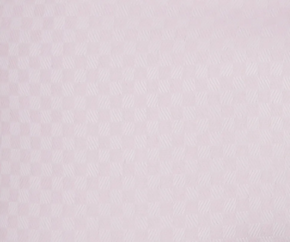 Pink Mini-Check French Cuff Dress Shirt Set with Tie, Cuff Links and Pocket Square