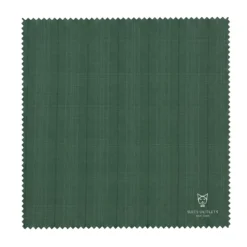 Pompey Collection - Men's Glen Plaid Dress Suit 2 Piece Regular Fit in Forest Green with Adjustable Waistband Pants