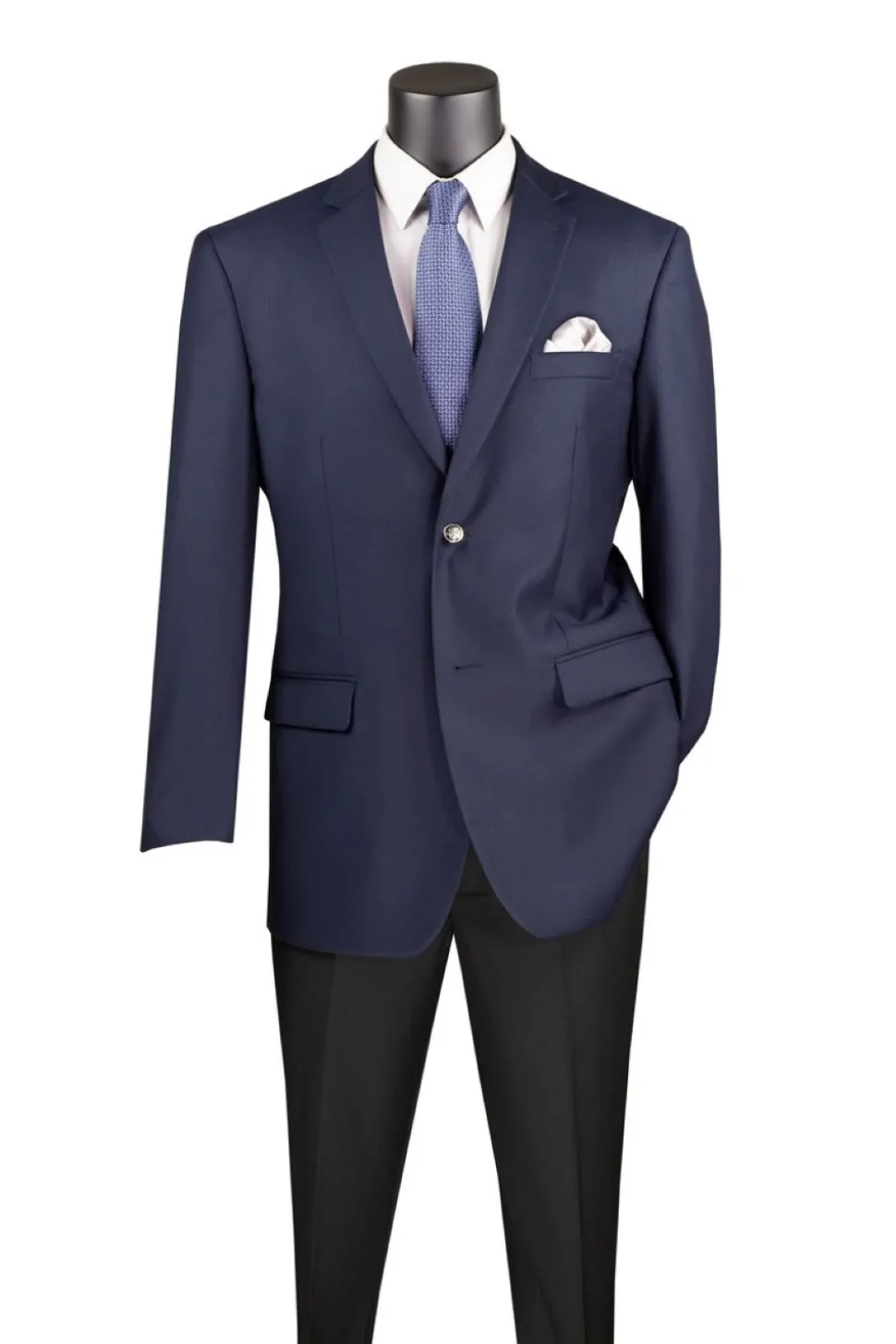 Regular Fit Blazer 2 Button in Navy
