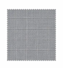 Regular Fit 2 Piece Plaid Suit in Gray
