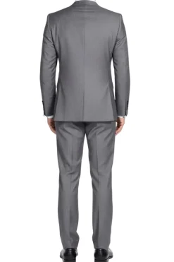 (36R, 44S) 100% Virgin Wool Regular Fit Gray Suit