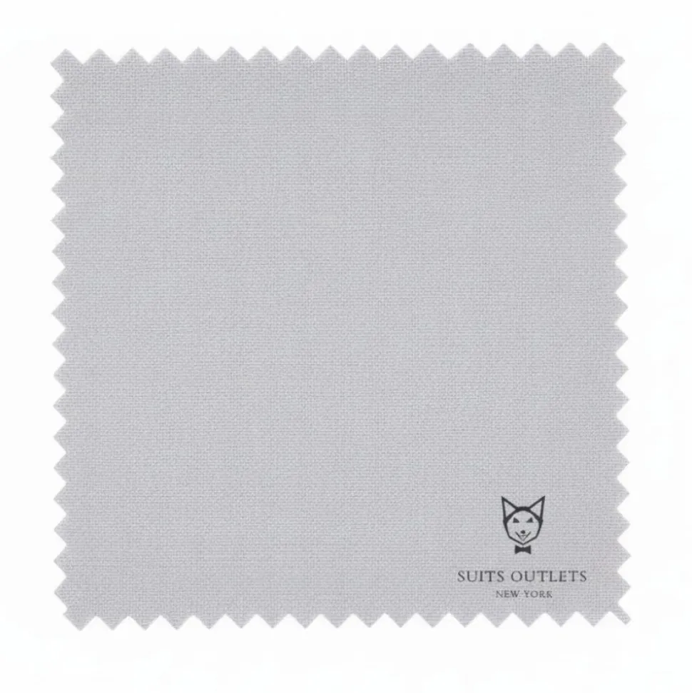Slim Fit Suit 3 Piece 2 Button in Light Gray