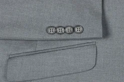 (36S) Slim Fit 2 Piece Gray Suit