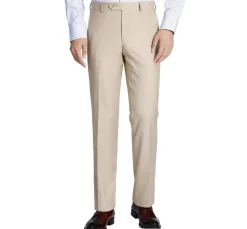 Vanderbilt Collection - Beige Regular Fit Dress Pants