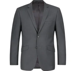 Vanderbilt Collection - Classic 2 Piece Suit 2 Buttons Regular Fit In Medium Gray