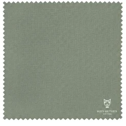 Vanderbilt Collection - Classic 2 Piece Suit 2 Buttons Regular Fit In Sage