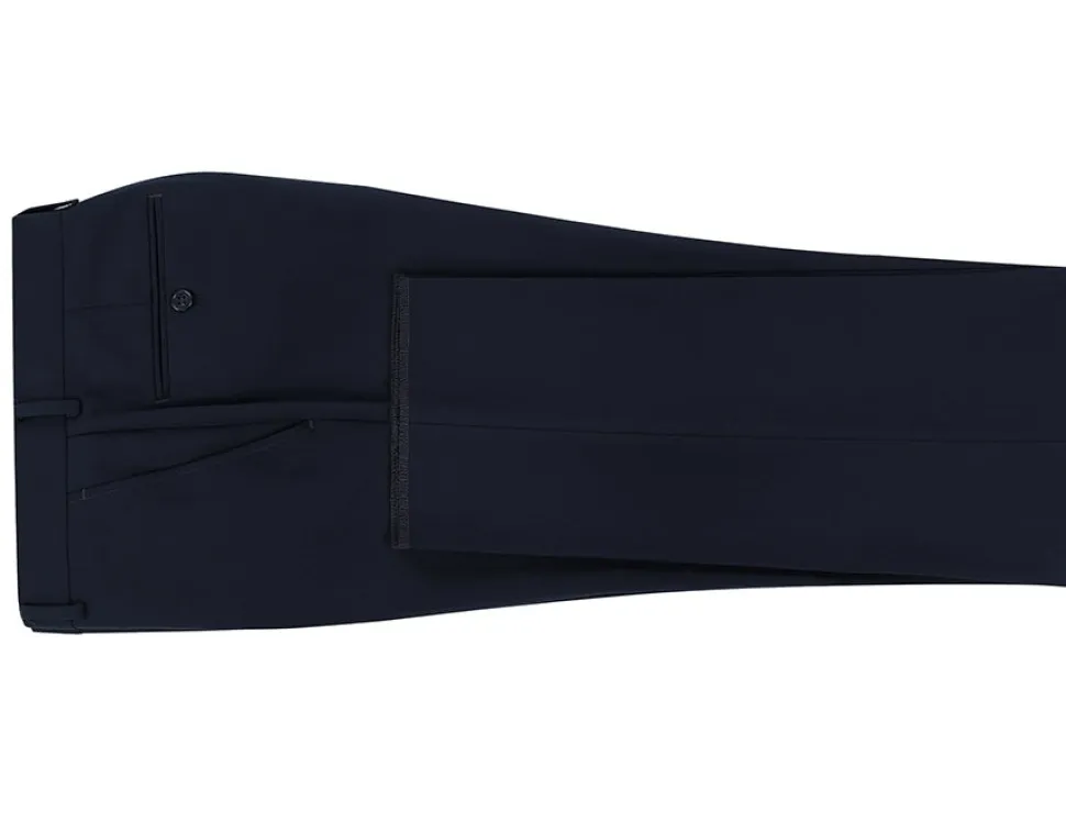 Vanderbilt Collection - Dark Navy Regular Fit Dress Pants