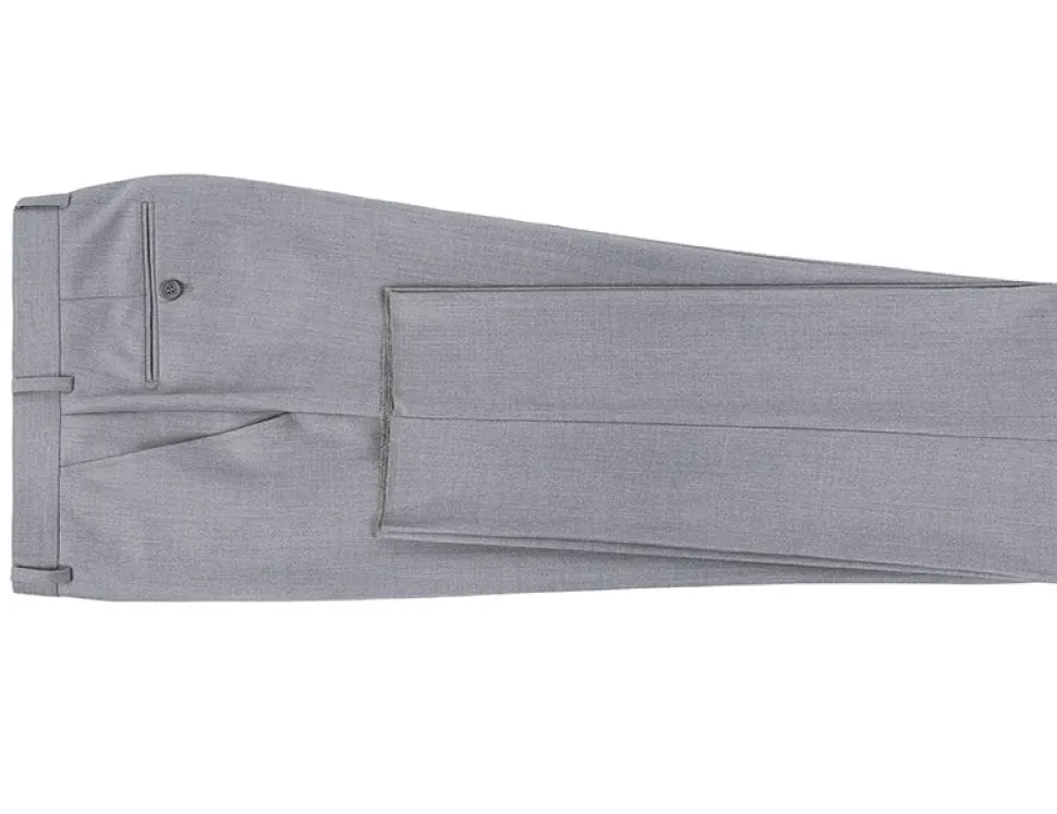 Vanderbilt Collection - Gray Regular Fit Dress Pants