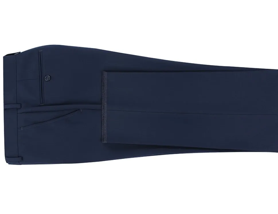 Vanderbilt Collection - Navy Regular Fit Dress Pants