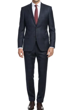 100% Wool Navy Regular Fit 2-Piece Suit