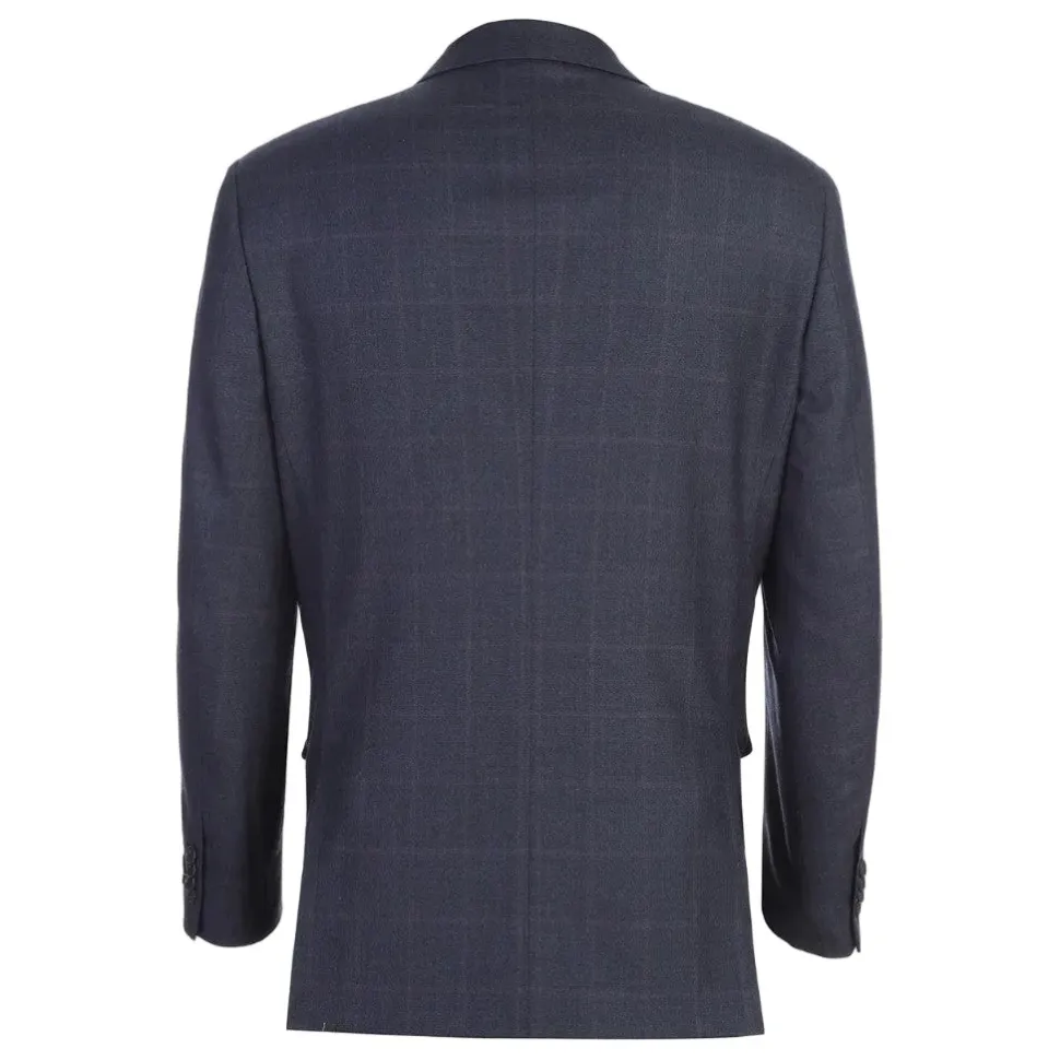 100% Wool Navy Regular Fit 2-Piece Suit